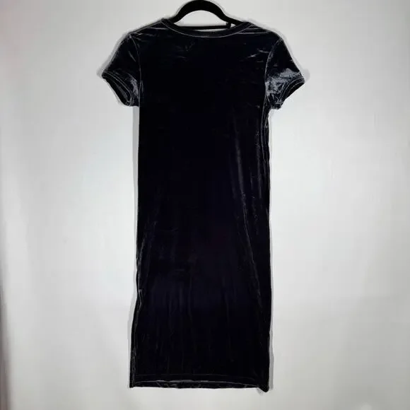 VTG Whimsical Fairy Grunge Dress Size 14 Womens XS Velvet Slit Y2K Made In USA - Picture 2 of 7